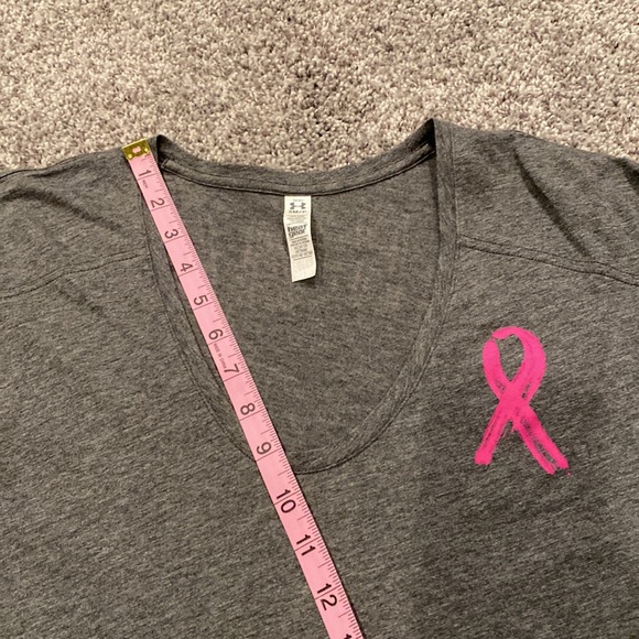 Under Amour Breast Cancer Awareness Long Sleeve T-Shirt. Size: S - Picture 11 of 14